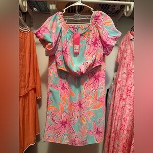 Lilly Pulitzer Esmeray Dress in Pink and Blue